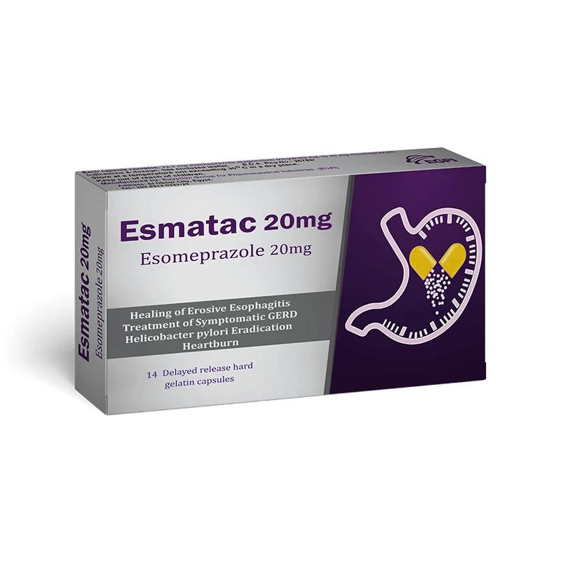 ESMATAC 20MG /14 CAPS