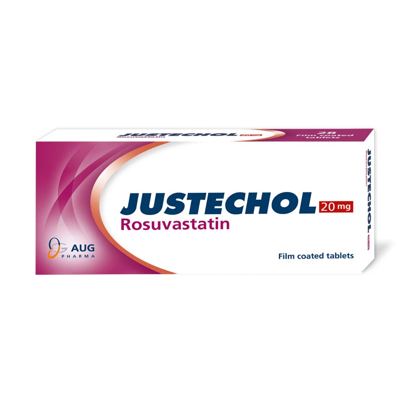 JUSTECHOL 28 Tab 20 mg