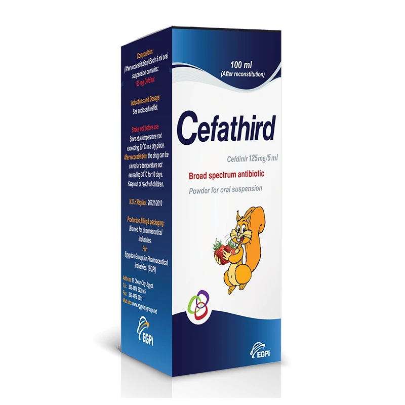 Cefathird 125mg/5ml 100 ml