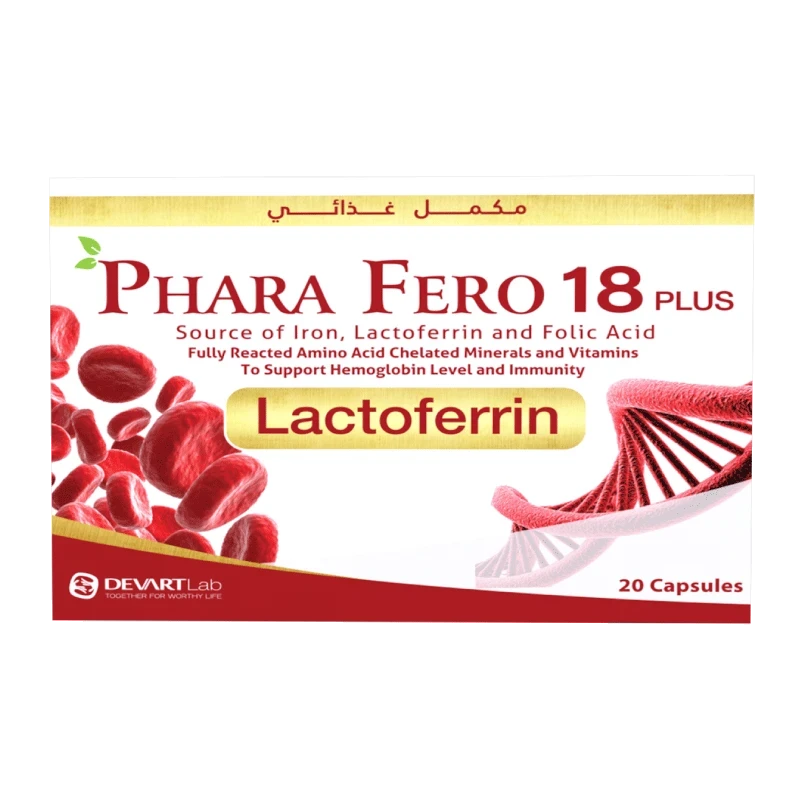 Phara Ferro 18 PLUS - 20 Capsules NEW