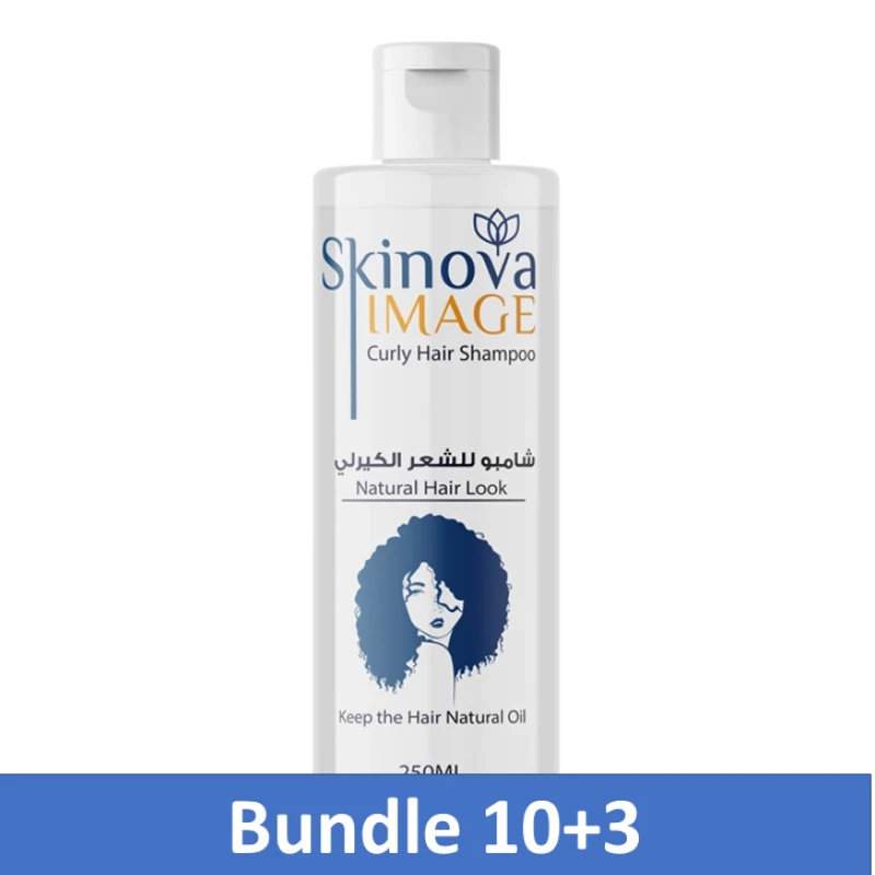 Skinova Image Curly Hair Shampoo- 10+3 bundle